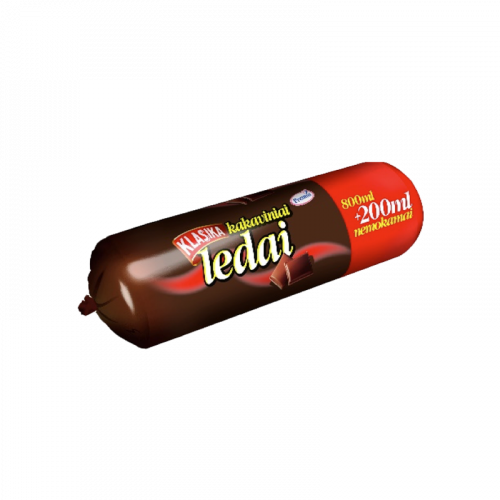 Klasika kakaviniai valgomieji ledai, 800+200ml
