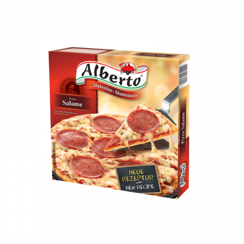 Krosnyje kepta pica su saliamiu, Alberto