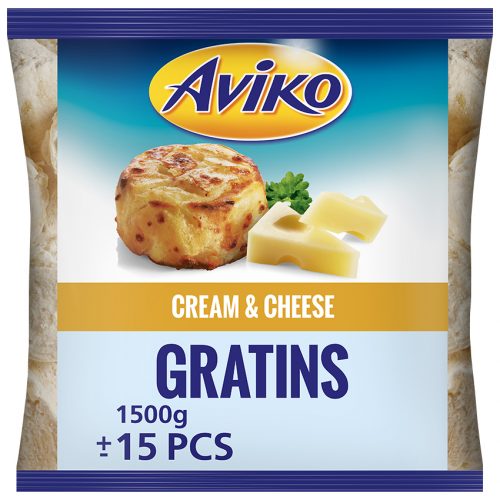 Bulvių užkepėlė su sūriu ir grietinėle, Aviko