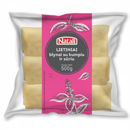 Lietiniai blynai su kumpiu ir sūriu, Natali, 500g