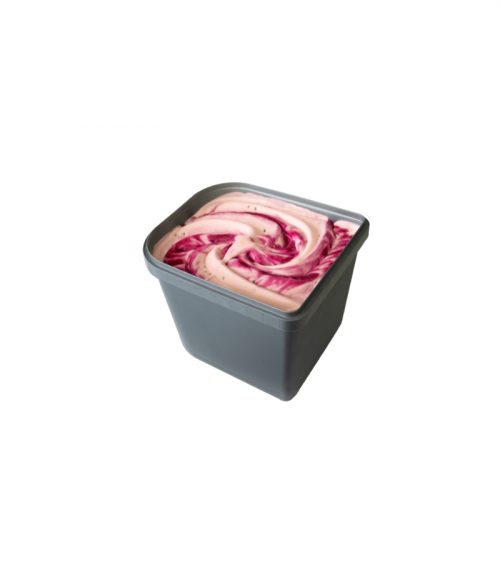 Ekselence Raugerškių skonio ledai su raugerškių padažu. 2500 ml/1500 g.